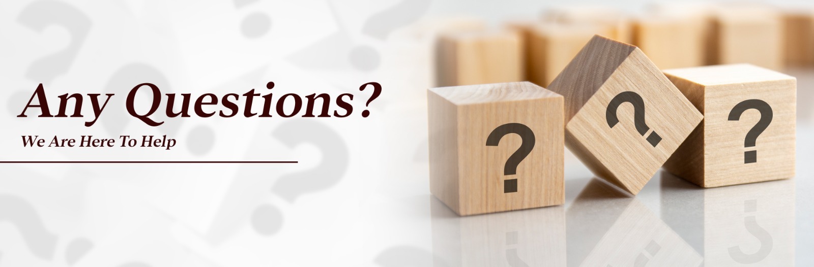 FAQ banner