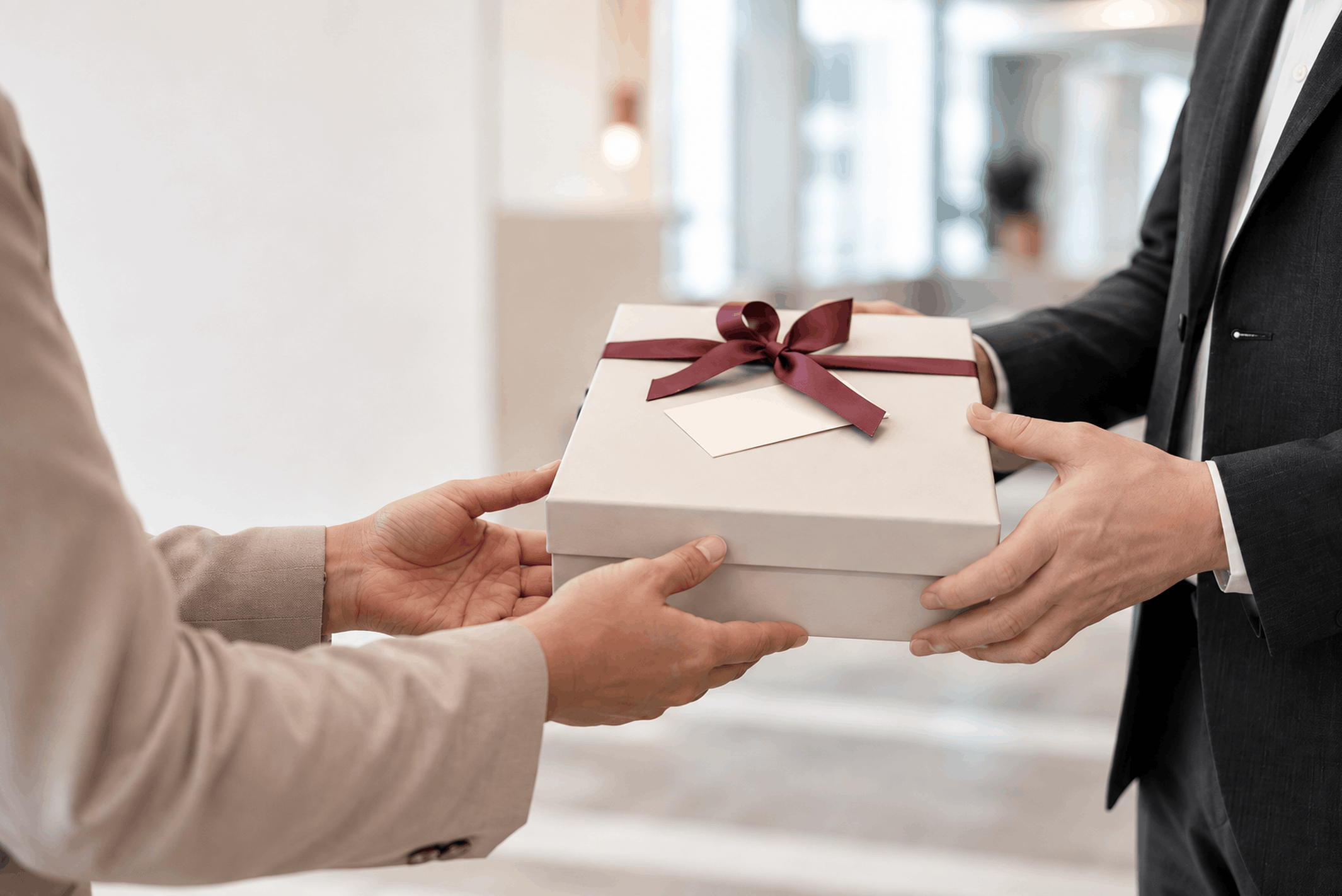 Corporate gift presentation